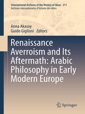 cover image of Renaissance Averroism and Its Aftermath